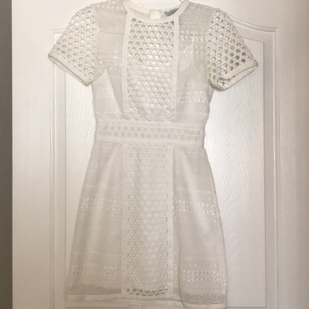 H&M White Lace Dress